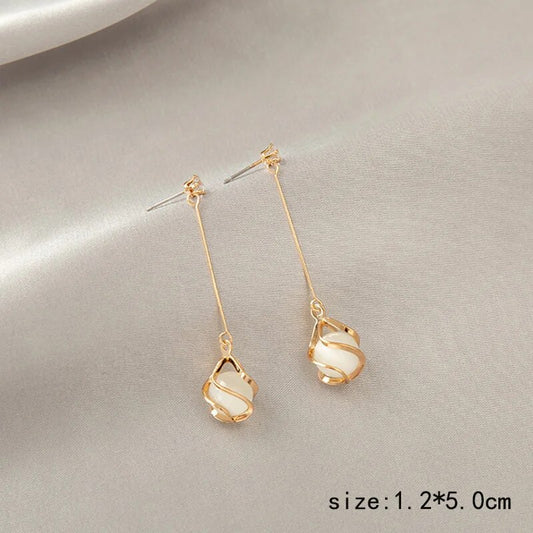 Women Elegant Casual Drop Dangle Bow Earrings Handmade Jewellery Christmas Gift for Her