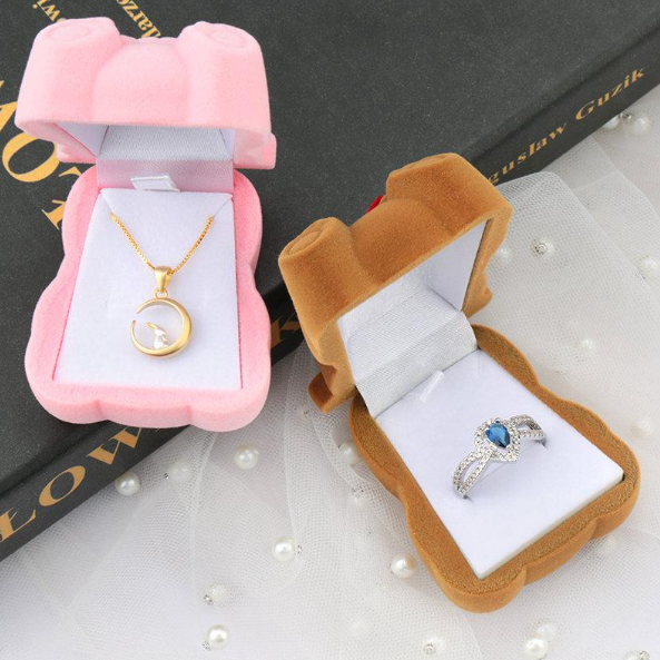 Buy Handmade Cute Velvet Jewellery Packaging Gift Present Box for Earrings Pendant Necklaces Earrings Bracelets  and GET Present For FREE