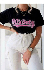 Women 90s baby Oversized T shirt Top and Blouse