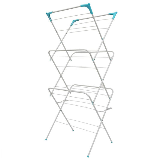 3 Tier Clothes Airer - White - Dryer Clothes Organization