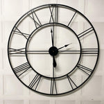 DECORATED HOME DECOR WALL CLOCK 90CM