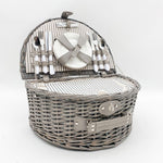 WICKER PICNIC BASKET 45CM