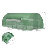 Polytunnel Garden Greenhouse Steel Frame 6 x 3M Reinforced Walk-in