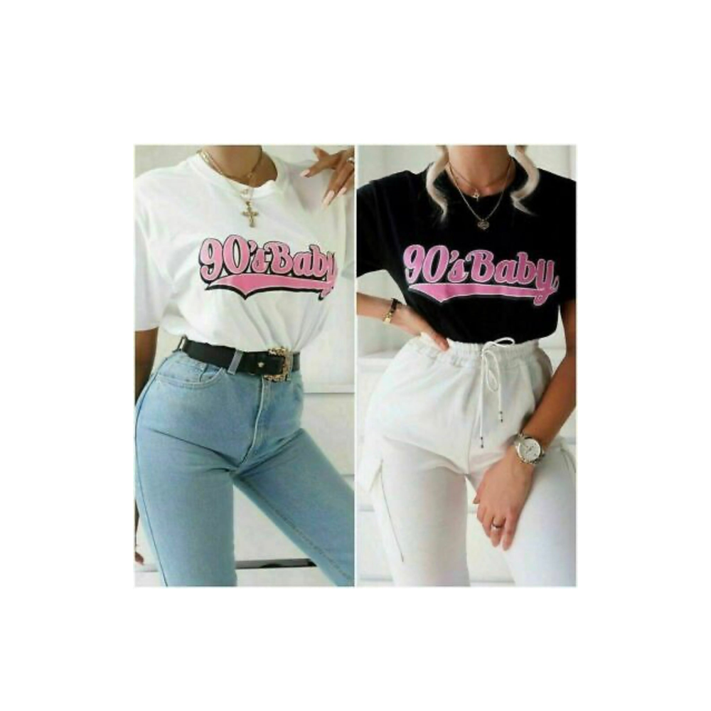 Women 90s baby Oversized T shirt Top and Blouse