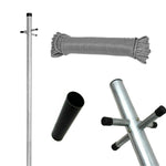 Heavy Duty Galvanised Clothes Pole