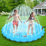 Kids Blue Round Splash Play Mat Water Sprayer 0000257 SOKA